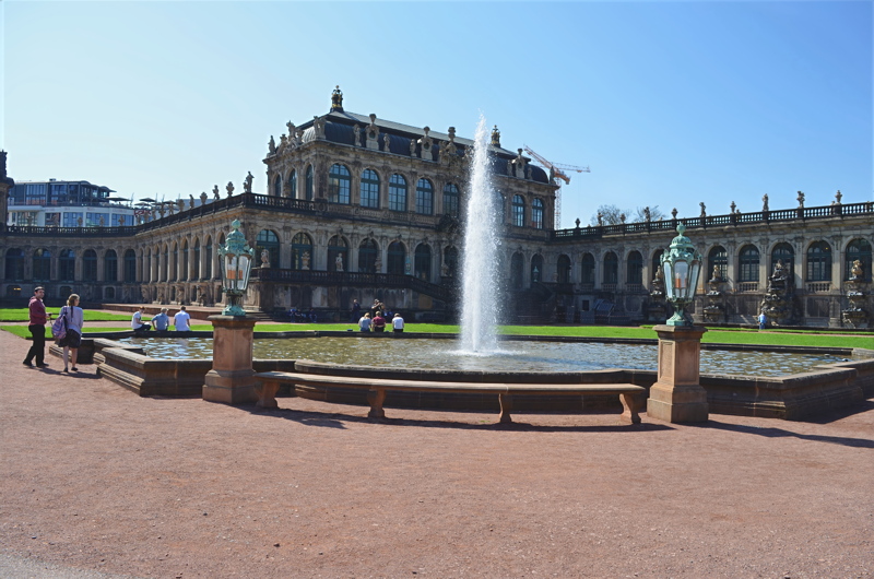 28 - The magnificent Dresden Zwinger, a world-famous palatial complex and garden in Dresden, Germany, designed in the Baroque style by architect Matthäus Daniel Pöppelmann